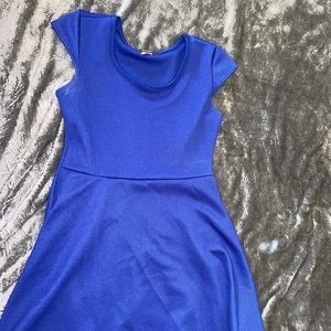 Blue dress